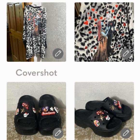 French Laundry Sweaters - French laundry 5% spandex Jack & Sally cardigan 2X+CROCS Platforms sz9